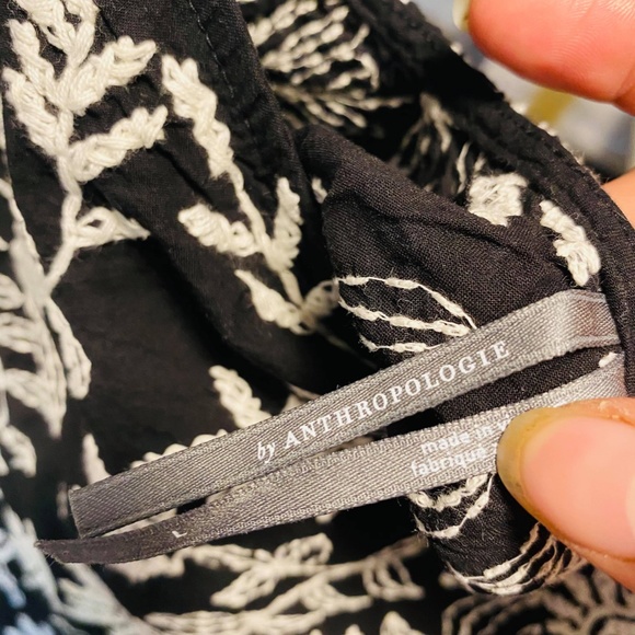 Floral Black Top - Picture 2 of 2